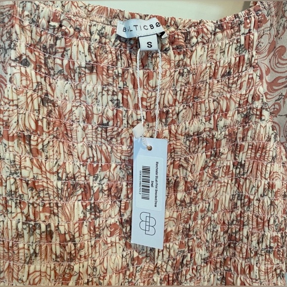 NWT - Baltic Born Manchester Blush Print Smocked Dress - Size S - Picture 5 of 5